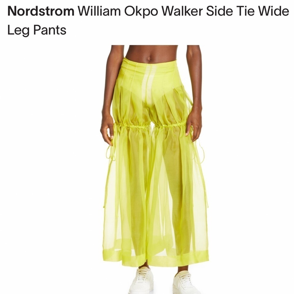 William Okpo Walker Side Tie Pants . NWOT